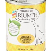 Triumph Chicken, Rice and Veggie Dog 13oz can - Natural Pet Foods
