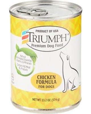 Triumph Chicken, Rice and Veggie Dog 13oz can - Natural Pet Foods