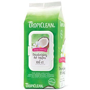 Tropiclean Deodorizing Pet Wipes - Natural Pet Foods