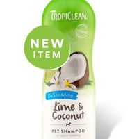 Tropiclean - DeShedding Lime & Coconut Shampoo - Natural Pet Foods