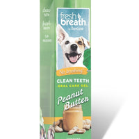 Tropiclean - Fresh Breath - Clean Teeth Oral Care Gel - Peanut Butter - Natural Pet Foods