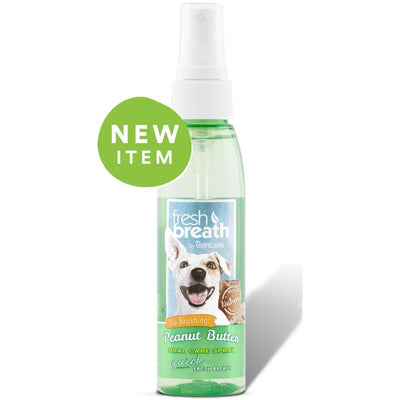 Tropiclean - Fresh Breath - Oral Care Spray - Peanut Butter - Natural Pet Foods