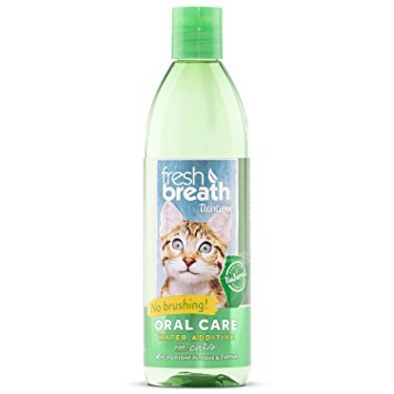 Tropiclean - Fresh Breath - Oral Care Water Additive for Cats - Natural Pet Foods