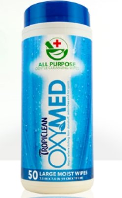 Tropiclean Oxymed All Purpose Cleansing Wipes - Natural Pet Foods