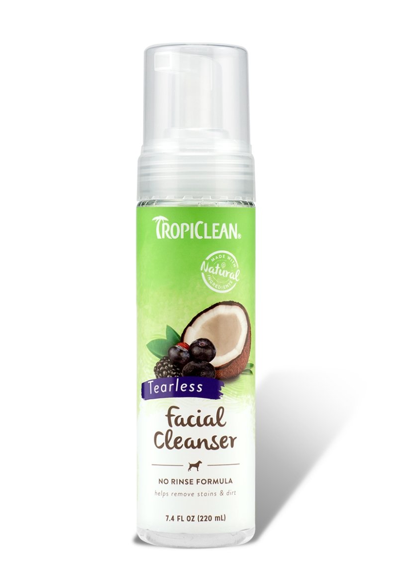 TropiClean Waterless Facial Cleanser for Pets - Natural Pet Foods