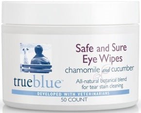 True Blue Eye Wipes Safe & Sure (Charmomile & Cucumber) - Natural Pet Foods