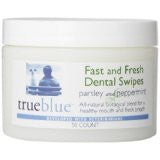 Trueblue Fast and Fresh Dental Swipes With Organic Parsley & Peppermint - Natural Pet Foods