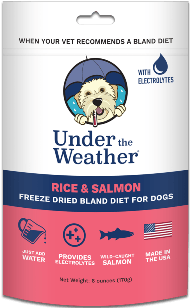 Under the Weather Dog Bland Diets with Electrolytes (Freeze Dried) 170 g