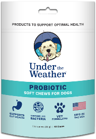 Under the Weather Soft Chews Dog Supplement Probiotic 60 chews - Natural Pet Foods