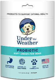 Under the Weather Soft Chews Dog Supplement Probiotic 60 chews