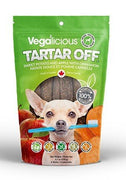 Vegalicious - Tartar Off Dental Chews - Sweet Potato and Apple with CInnamon - 6 Sticks - Natural Pet Foods