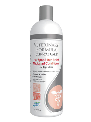 Veterinary Formula - Hot Spot & Itch Relief Medicated Conditioner for Dogs & Cats - Natural Pet Foods