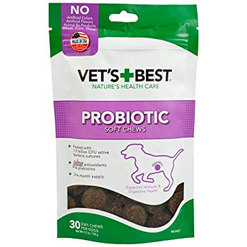 Vets Best - Probiotic Soft Chews - Natural Pet Foods