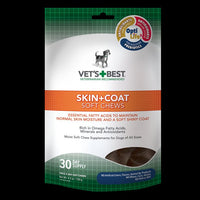 Vets Best - Skin and Coat Soft Chews - Natural Pet Foods