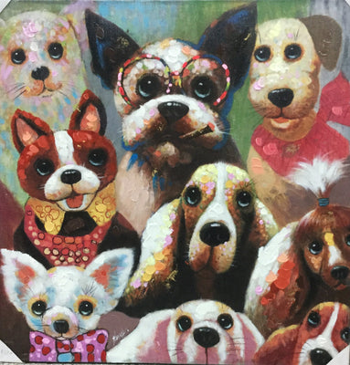 Wall Art - group of dogs CD7391 - Natural Pet Foods