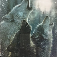 Wall Art - Light Up Canvas - Howling Wolves - Natural Pet Foods