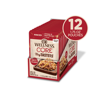 Wellness® CORE® Tiny Tasters™ Minced Chicken & Beef in Gravy Wet Cat Food 12 x 1.75oz (8% case discount)