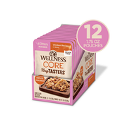 Wellness® CORE® Tiny Tasters™ Kitten Minced Chicken in Gravy Wet Cat Food 12 x 1.75oz (8% Case Discount)