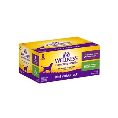 Wellness® Complete Health™ Pate Vareity Pk Wet Dog Food 6 X 12.5 oz - Natural Pet Foods