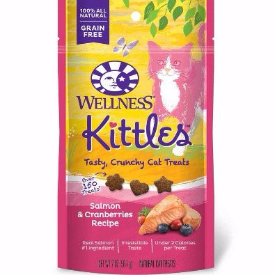 Wellness ® Kittles™ Salmon and Cranberries Crunchy Cat Treats 6 oz - Natural Pet Foods