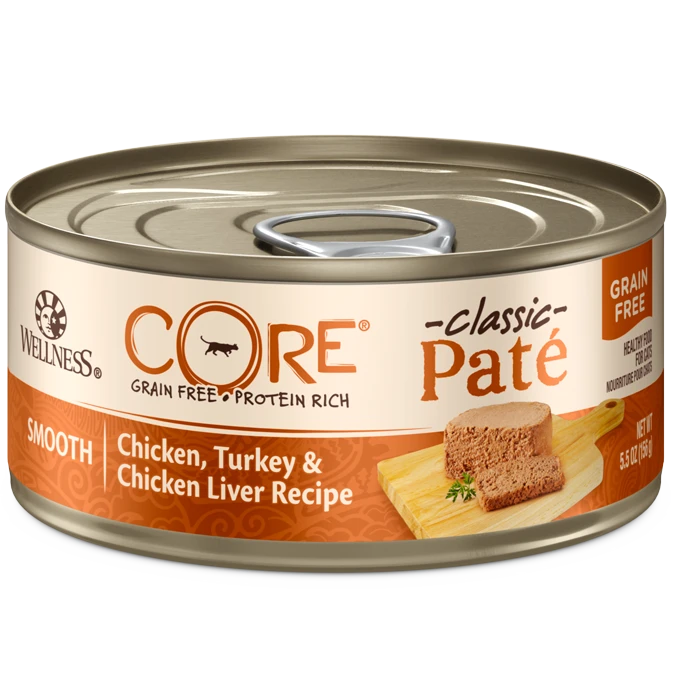Wellness  Core® Pâté Chicken, Turkey & Chicken Liver 24 x 5.5oz Cans