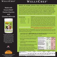 Wellychef Blend for Chicken, Duck or Salmon Dog Food - Natural Pet Foods