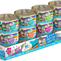 Weruva B.F.F. OMG - Rainbow Road Variety Pack 12 Cans of 2.8 oz (8% case discount) - Natural Pet Foods