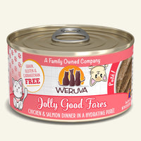 Weruva Jolly Good Fares Chicken & Salmon Dinner New Paté! - Natural Pet Foods