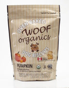 Woof Organics Pumpkin dog treats 8 oz - Natural Pet Foods