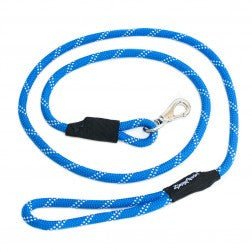 Zippy Paws - Climbers Rope Leash - Lightweight - Blue - Natural Pet Foods