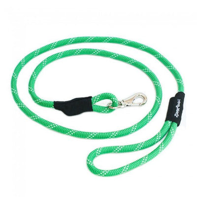 Zippy Paws - Climbers Rope Leash - Lightweight - Green - Natural Pet Foods