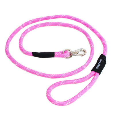 Zippy Paws - Climbers Rope Leash - Lightweight - Pink - Natural Pet Foods