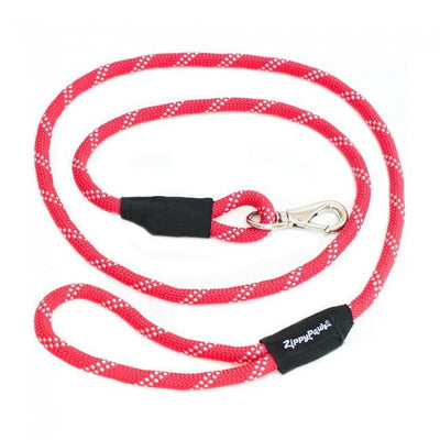 Zippy Paws - Climbers Rope Leash - Lightweight - Red - Natural Pet Foods
